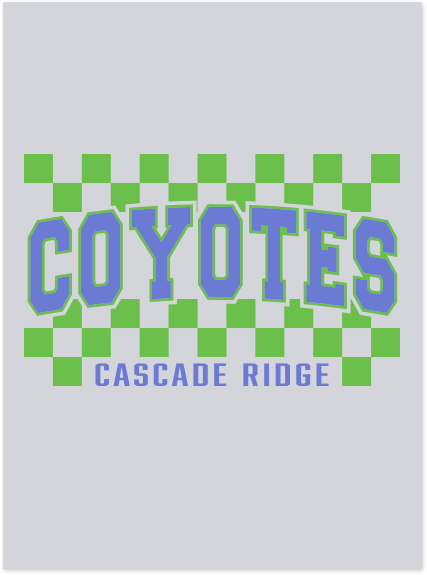 Cascade Ridge Elementary Pop Up Fall 2026 - Youth Hoodie (Checker Design)