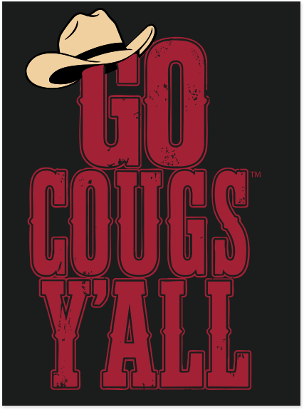 Washington State University Alumni Association Texas Merchandise Summer 2026 - Go Cougs T-Shirt