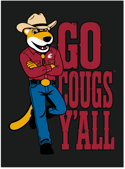 Washington State University Alumni Association Texas Merchandise Summer 2026 - Go Cougs T-Shirt
