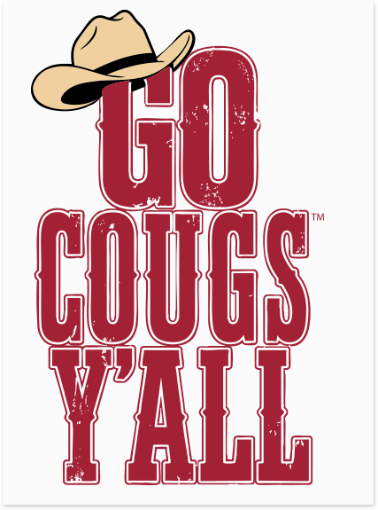 Washington State University Alumni Association Texas Merchandise Summer 2026 - Go Cougs T-Shirt