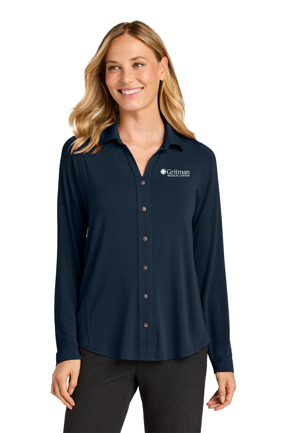 Gritman Medical Center Employee Store April 2025 - Ladies Knit Button Tunic