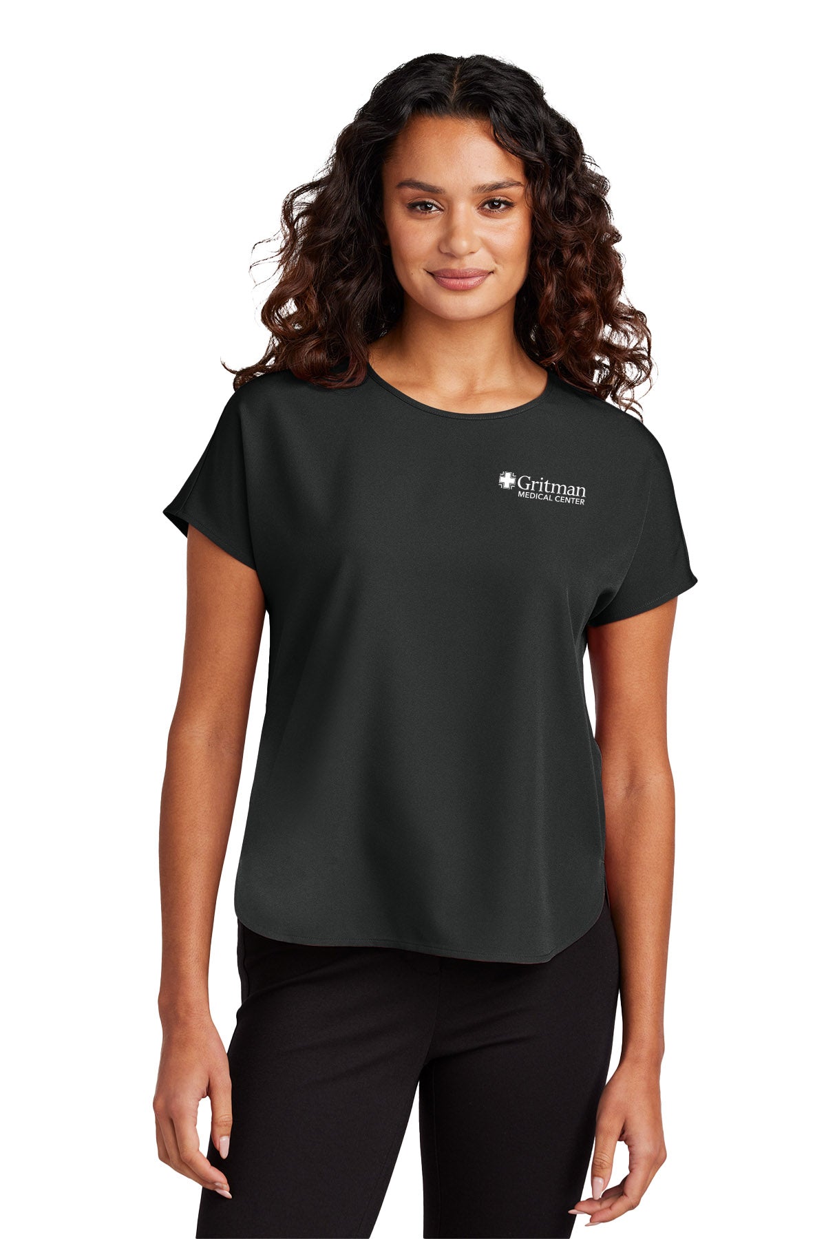 Gritman Medical Center Employee Store August 2025 - Mercer+Mettle Ladies Stretch Crepe Crew