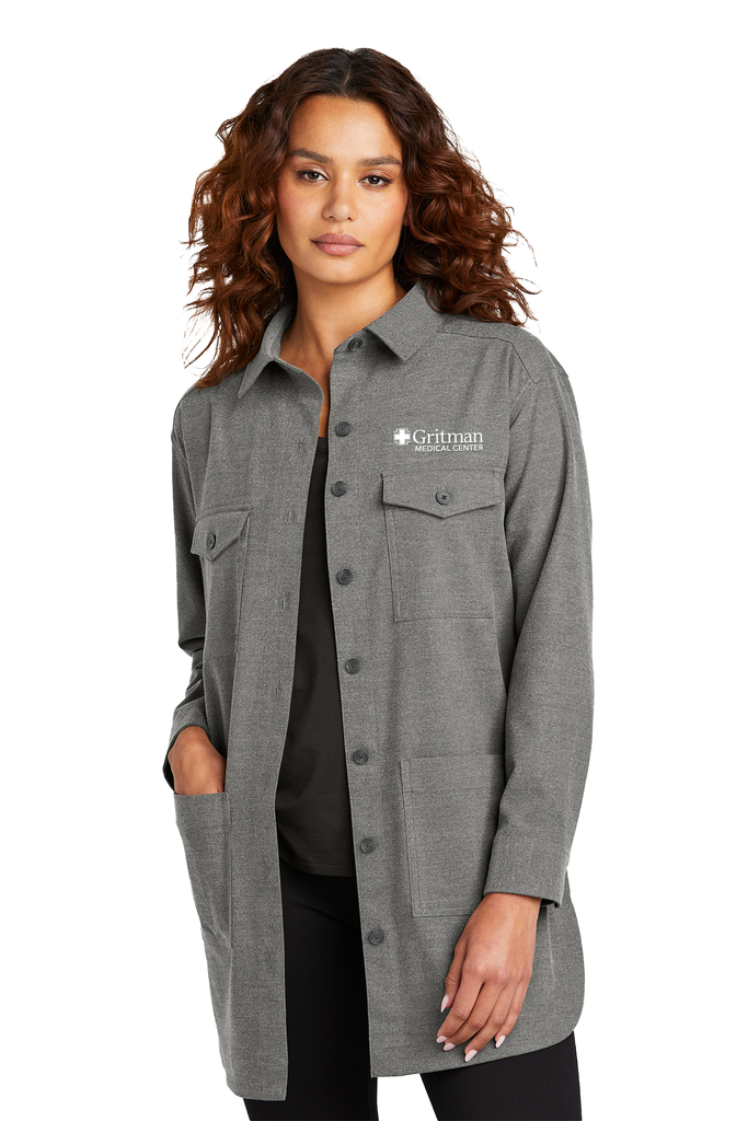 Gritman Medical Center Employee Store February 2024 - Ladies Long Sleeve Overshirt