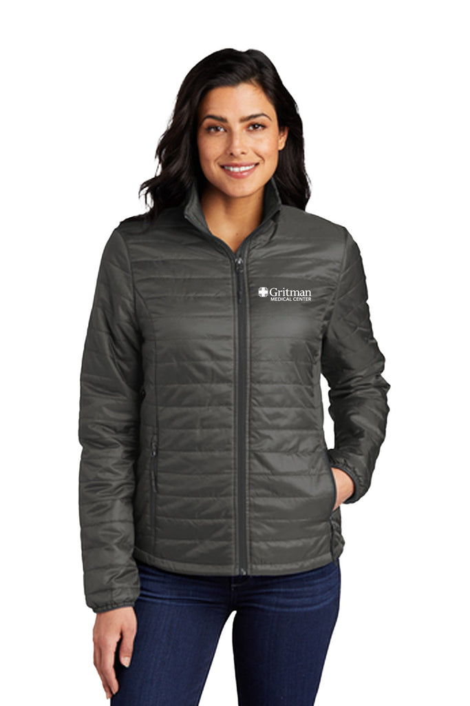 Gritman Medical Center Employee Store September 2023 - Ladies Packable Puffy Jacket