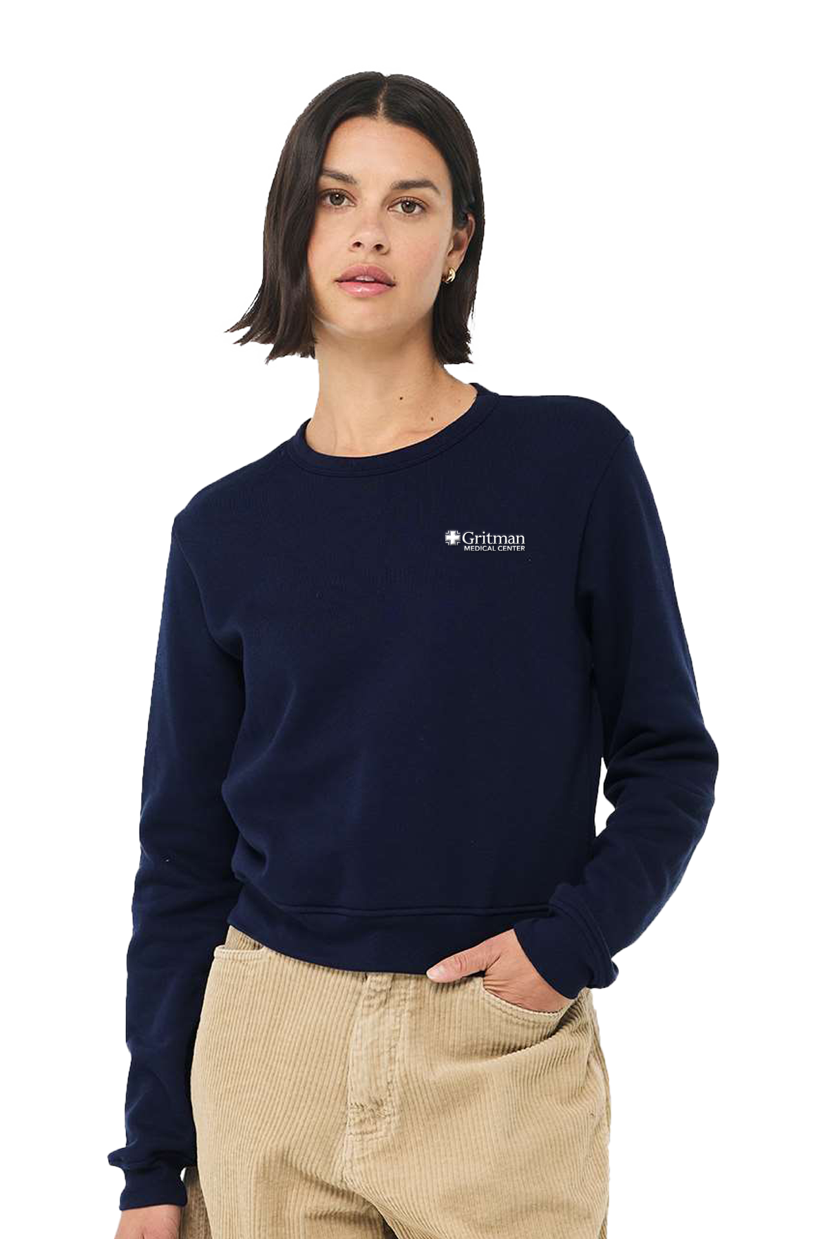 Gritman Medical Center Employee Store March 2025 - Ladies Fleece Crewneck