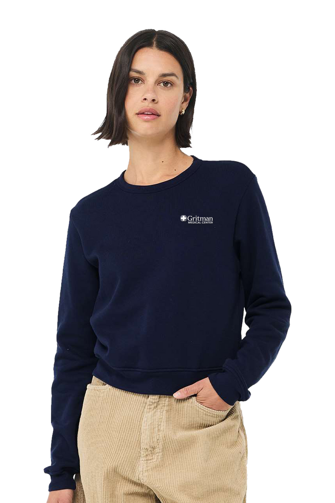 Gritman Medical Center Employee Store December 2024 - Ladies Fleece Crewneck