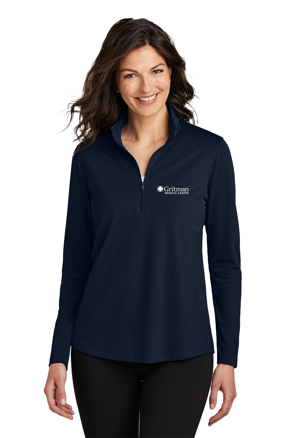 Gritman Medical Center 365 Employee Store January 2025 - Ladies Micro-Mesh 1/4 Zip