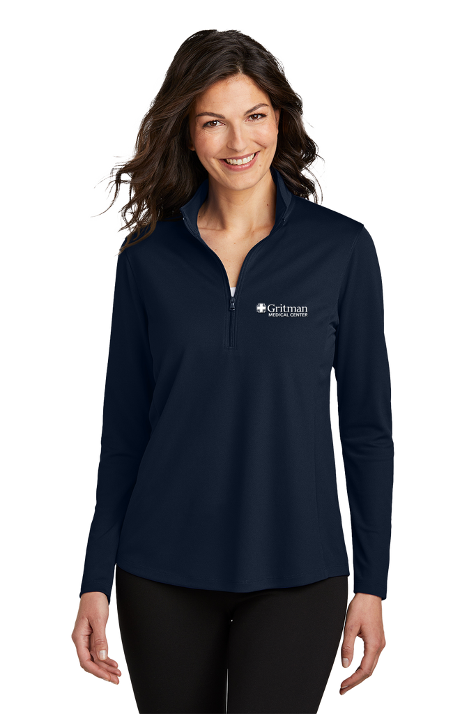 Gritman Medical Center Employee Store December 2024 - Ladies Micro-Mesh 1/4 Zip