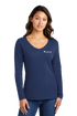 Gritman Medical Center Employee Store March 2025 - Ladies V-Neck Long Sleeve Tee