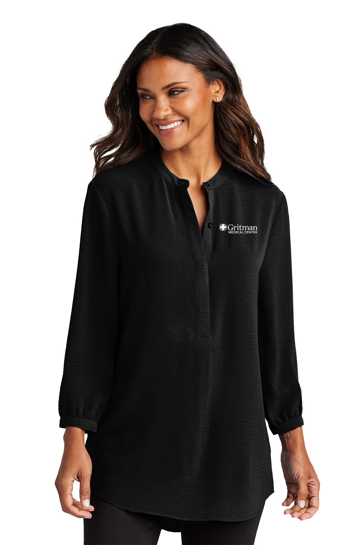 Gritman Medical Center Employee Store March 2025 - Ladies 3/4 Sleeve Tunic