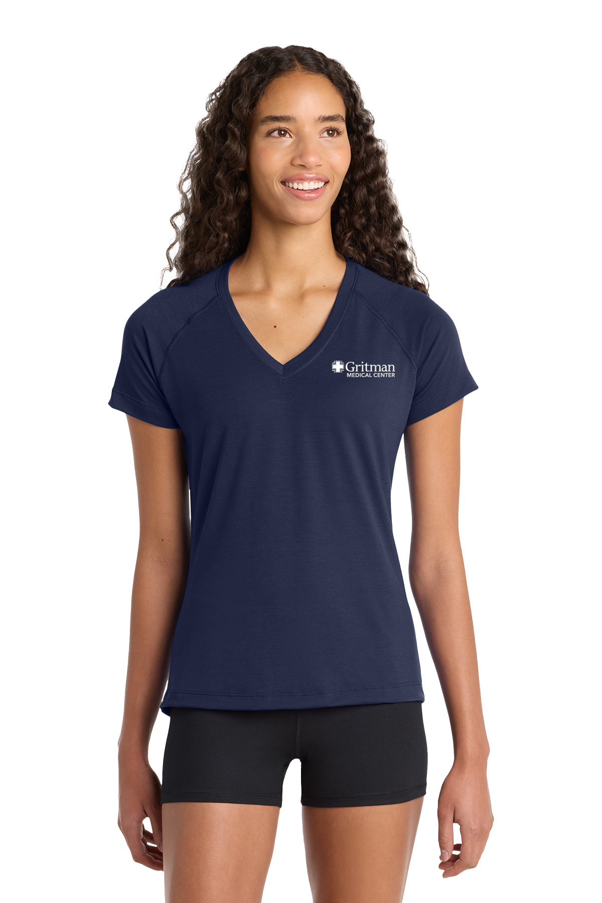 Gritman Medical Center Employee Store June 2026 - Ladies Performance V-Neck T-Shirt