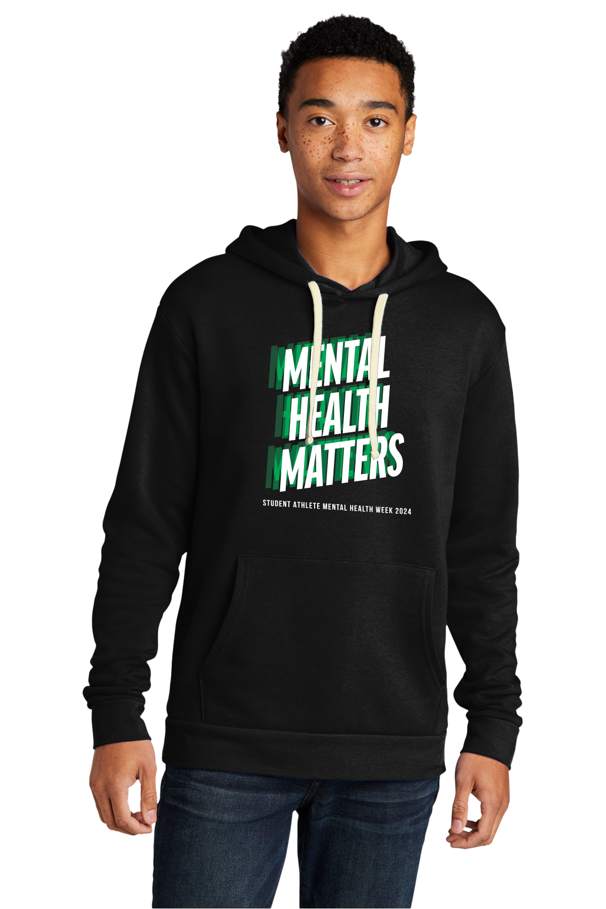 Hilinski's Hope - Mental Health Matters Apparel Green Logo (Hoodie)