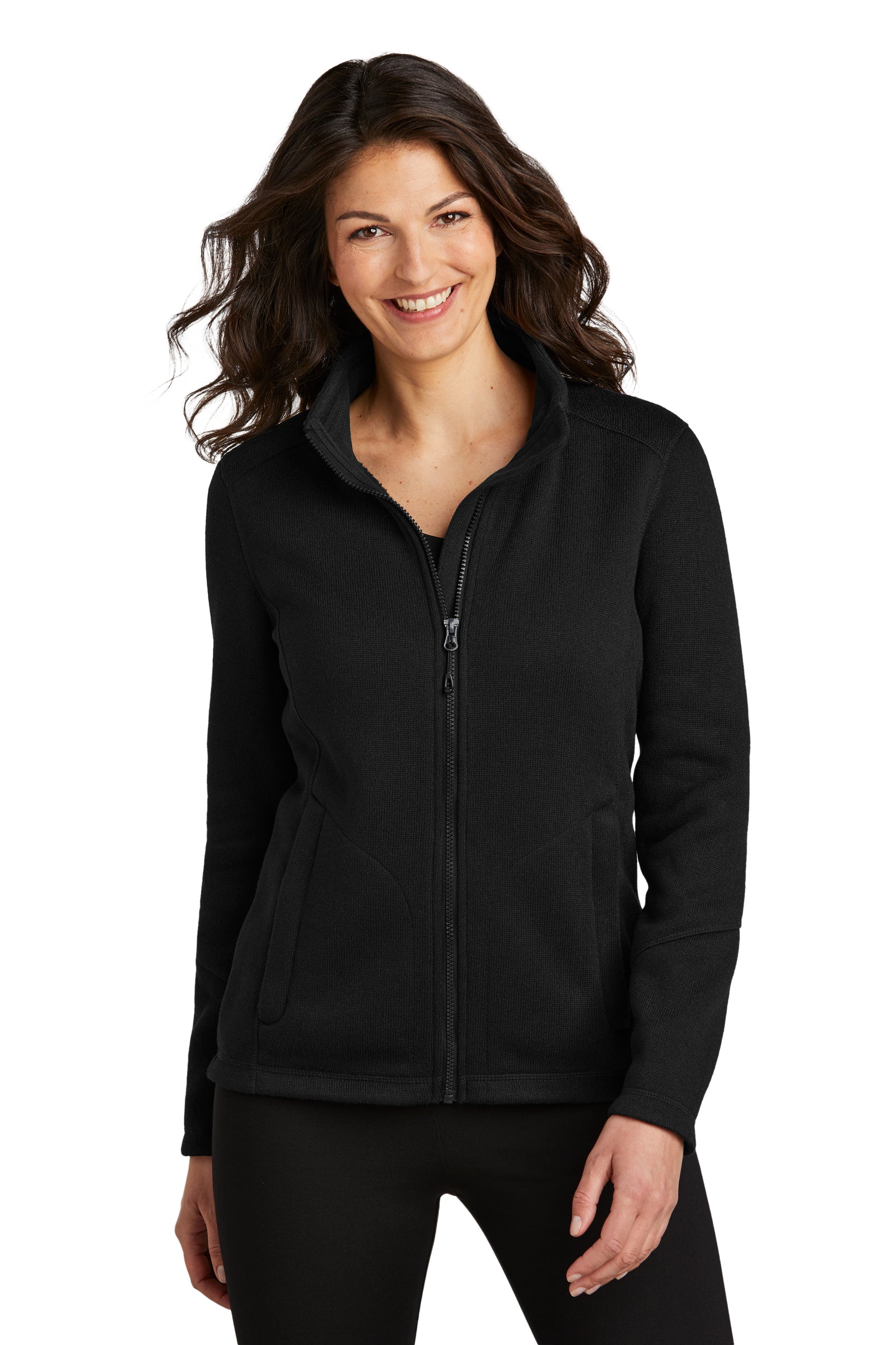 Port Authority Ladies Arc Sweater Fleece Jacket