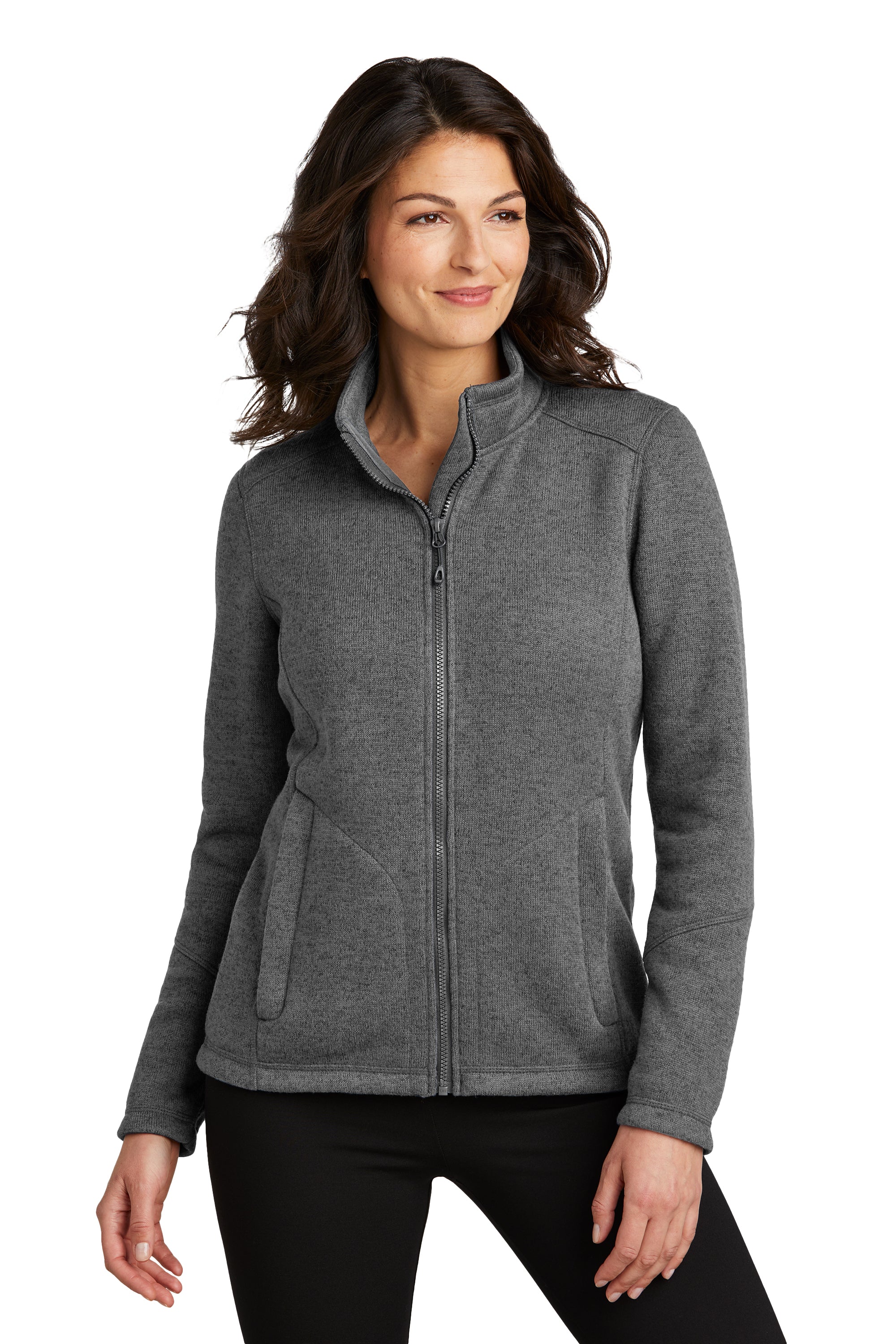 Port Authority Ladies Arc Sweater Fleece Jacket