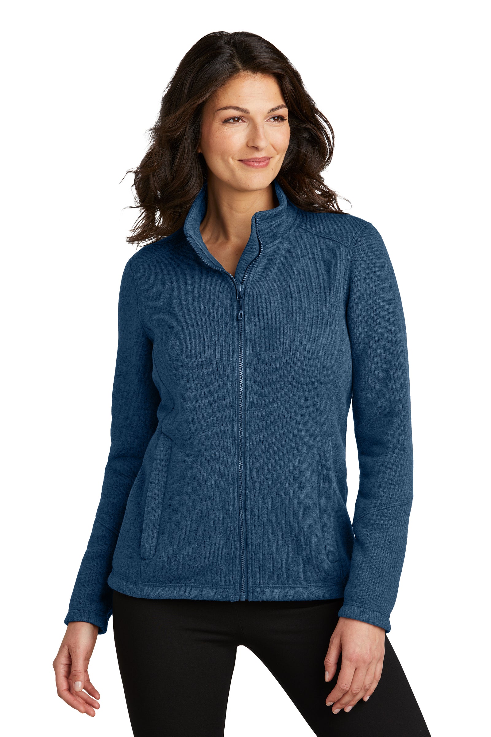 Port Authority Ladies Arc Sweater Fleece Jacket