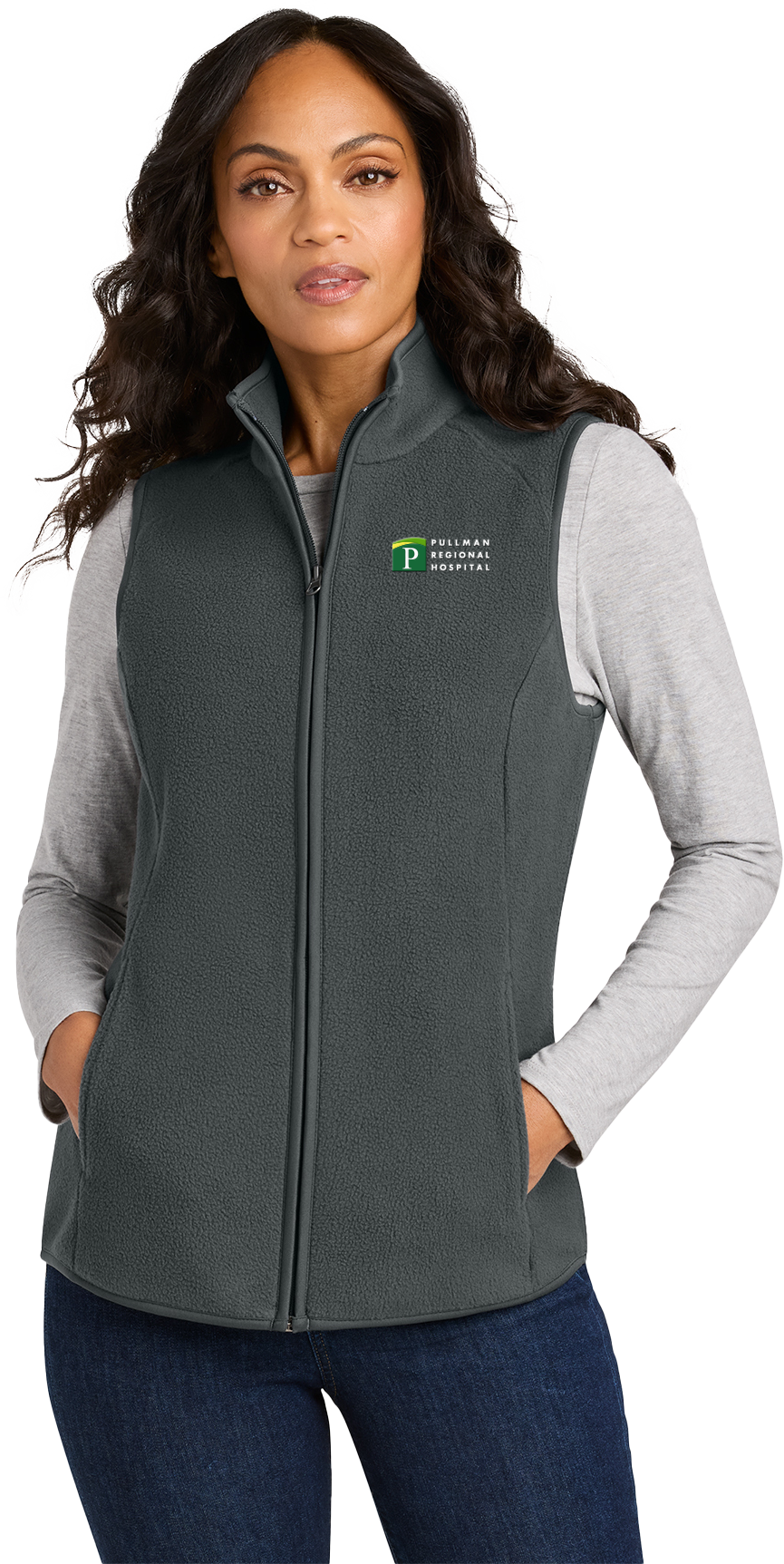 Pullman Regional Hospital Holiday Merchandise Winter 2025 - Ladies Fleece Vest