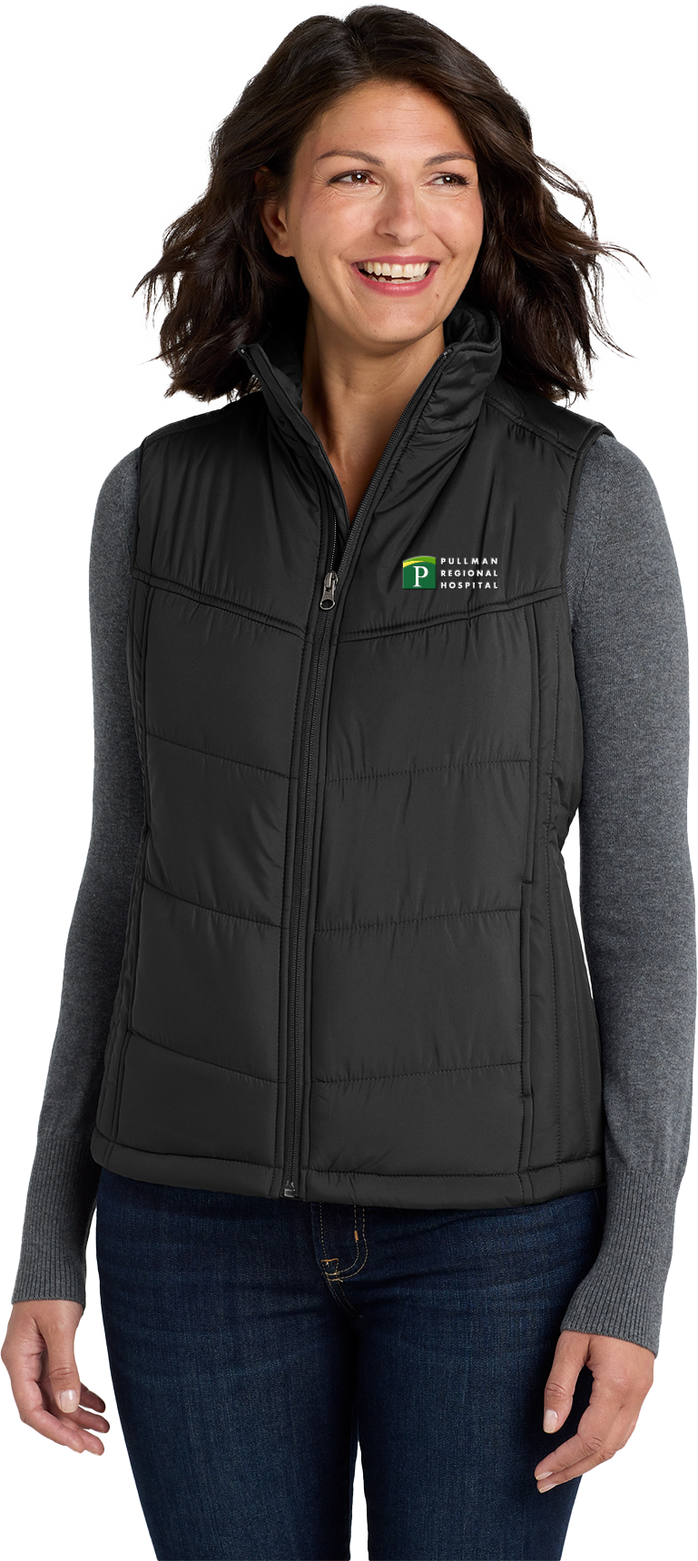 Pullman Regional Hospital Holiday Merchandise Winter 2025 - Ladies Puffy Vest