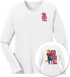 Washington State University Alumni Association Texas Merchandise Fall 2026 - Women's Long Sleeve Tee (Go Cougs Design)