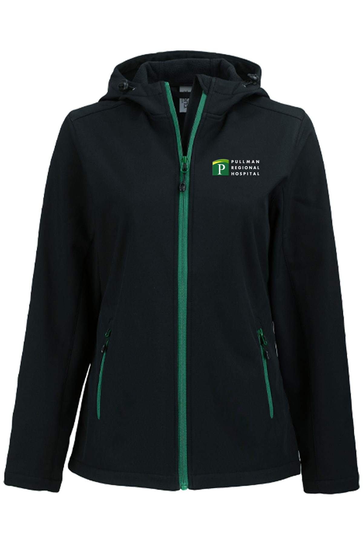 Pullman Regional Hospital Holiday Merchandise Winter 2025 - Ladies Clique Tempo Softshell Hooded Jacket