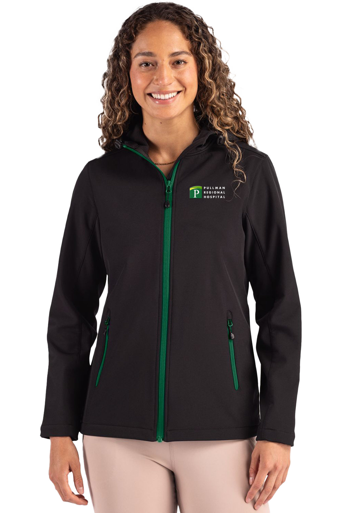 Pullman Regional Hospital Holiday Merchandise Winter 2025 - Ladies Clique Tempo Softshell Hooded Jacket
