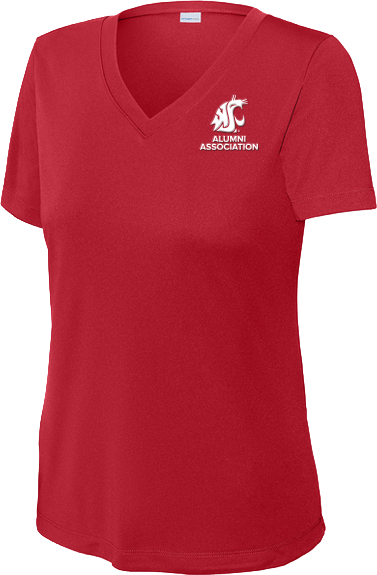 Washington State University Alumni Association Staff Pop Up Summer 2026 - Women's V-Neck Tee