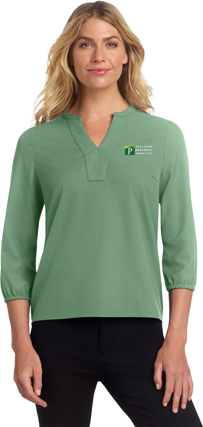 Pullman Regional Hospital Employee Store June 2026 - Mercer+Mettle Ladies 3/4 Sleeve Blouse