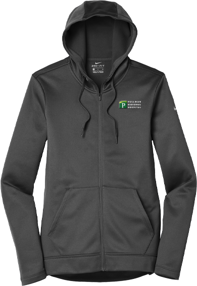 Pullman Regional Hospital Holiday Merchandise Winter 2025 - Ladies Nike Therma-FIT Full-Zip Fleece Hoodie