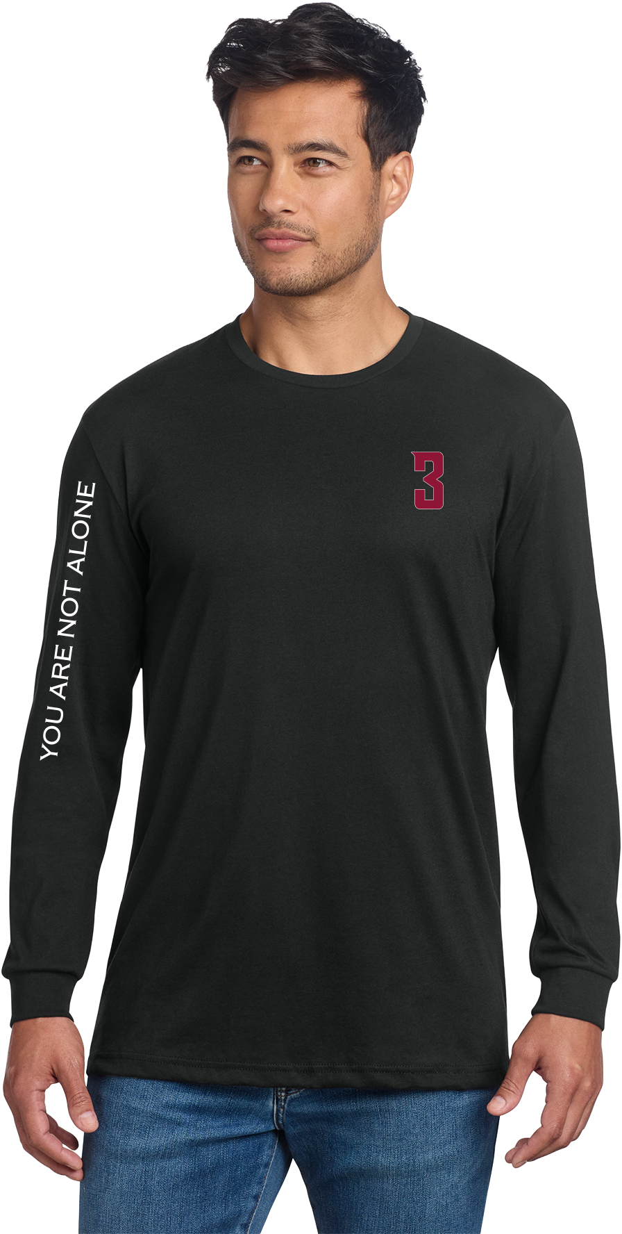 Hilinski's Hope - 'You Are Not Alone' Long Sleeve T-Shirt