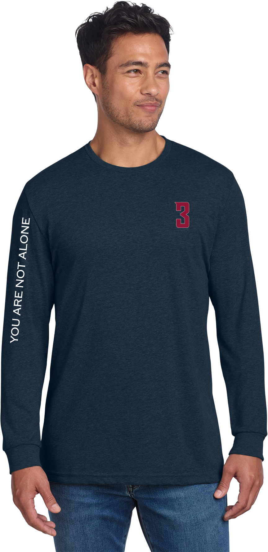 Hilinski's Hope - 'You Are Not Alone' Long Sleeve T-Shirt