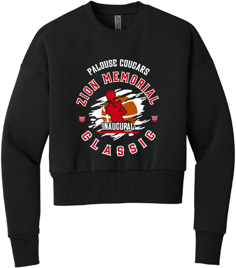 Palouse Cougars Zion Memorial Fan Apparel Fall 2025 - Ladies Crewneck