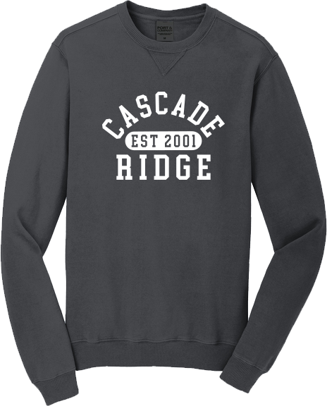 Cascade Ridge Elementary Merchandise Fall 2026 - Beach Wash Crewneck