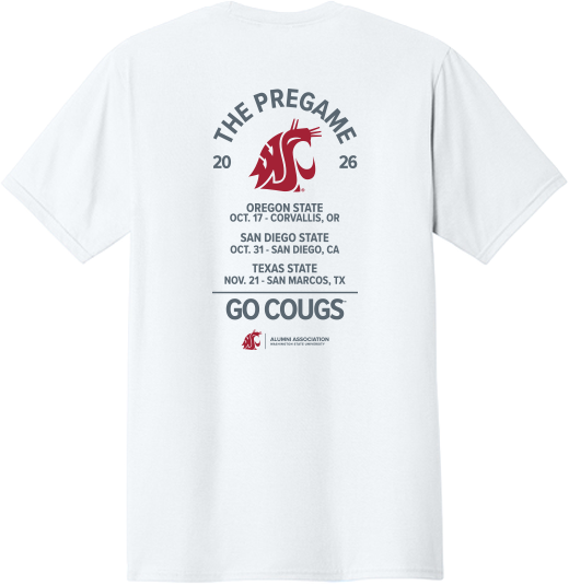 Washington State University Alumni Association Pre Game Merchandise Summer 2026 - Tee