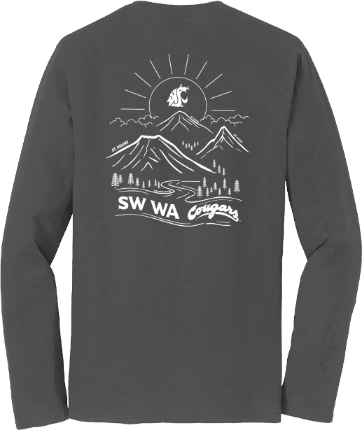 Washington State University Alumni Association SW WA Chapter Merchandise Fall 2026 - Long Sleeve Tee