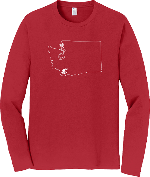 Washington State University Alumni Association SW WA Chapter Merchandise Fall 2026 - Long Sleeve Tee