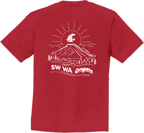 Washington State University Alumni Association SW WA Chapter Merchandise Fall 2026 - Youth Tee