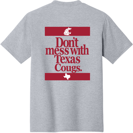Washington State University Alumni Association Texas Merchandise Summer 2026 - Texas Cougs T-Shirt