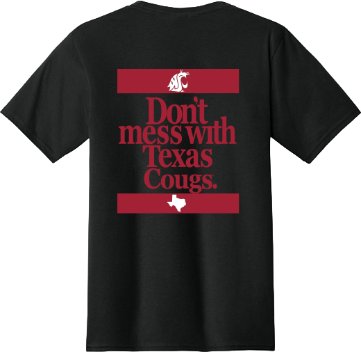 Washington State University Alumni Association Texas Merchandise Summer 2026 - Texas Cougs T-Shirt