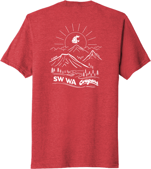 Washington State University Alumni Association SW WA Chapter Merchandise Fall 2026 - Tee