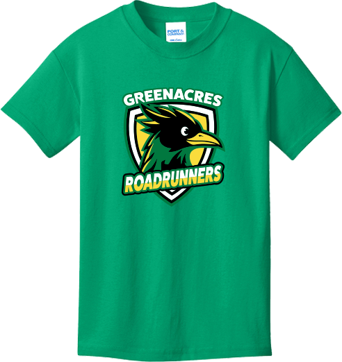 Greenacres Elementary PTA Merchandise Fall 2026 - Youth Cotton Tee (Roadrunner Apparel)
