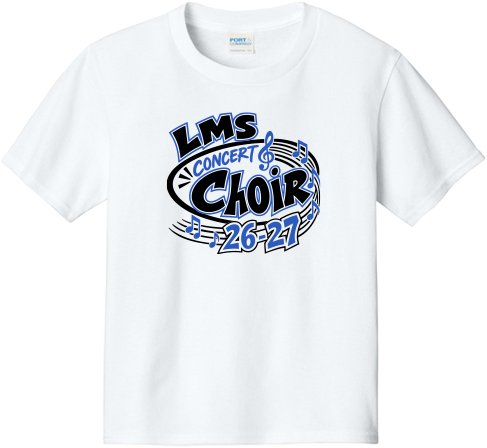 Lincoln Middle School Choir Tees October 2026 - Youth Hoodie Bundle