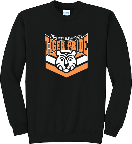 Twin City Elementary Merchandise Fall 2026 - Crewneck (Mascot Design)