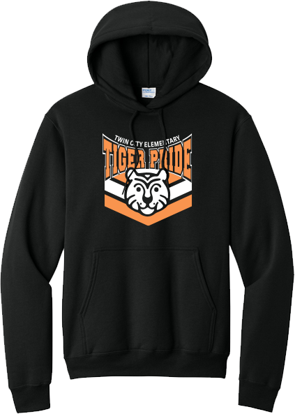 Twin City Elementary Merchandise Fall 2026 - Hoodie (Mascot Design)