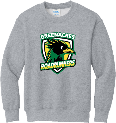 Greenacres Elementary PTA Merchandise Fall 2026 - Youth Port & Co Crewneck (Roadrunner Apparel)