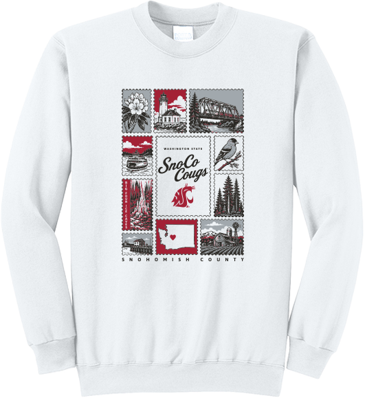 Washington State University Alumni Association Snohomish County Merchandise Summer 2026 - Crewneck