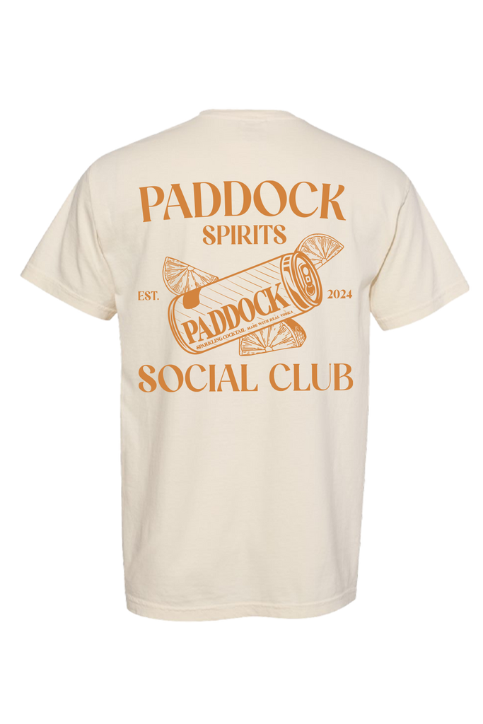 Paddock Spirits Co. Winter Merch 2024 - Social Club T-Shirt