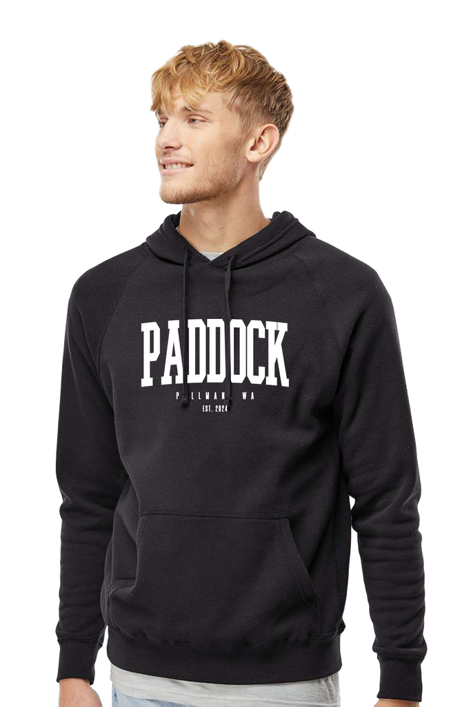 Paddock Spirits Co. Winter Merch 2024 - Bold Name Hoodie