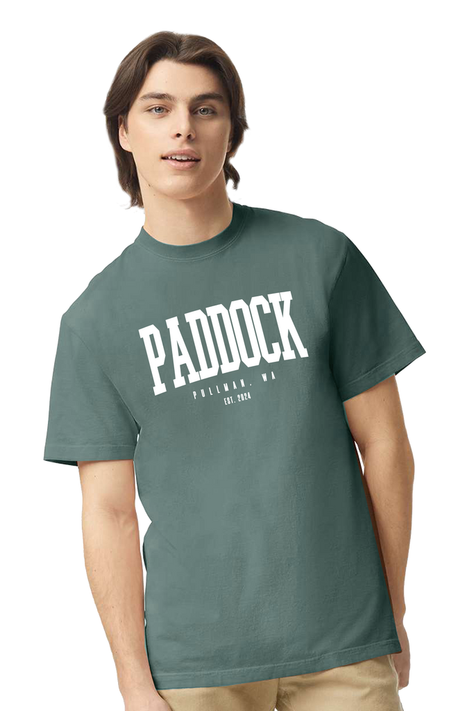 Paddock Spirits Co. Winter Merch 2024 - Bold Name T-Shirt