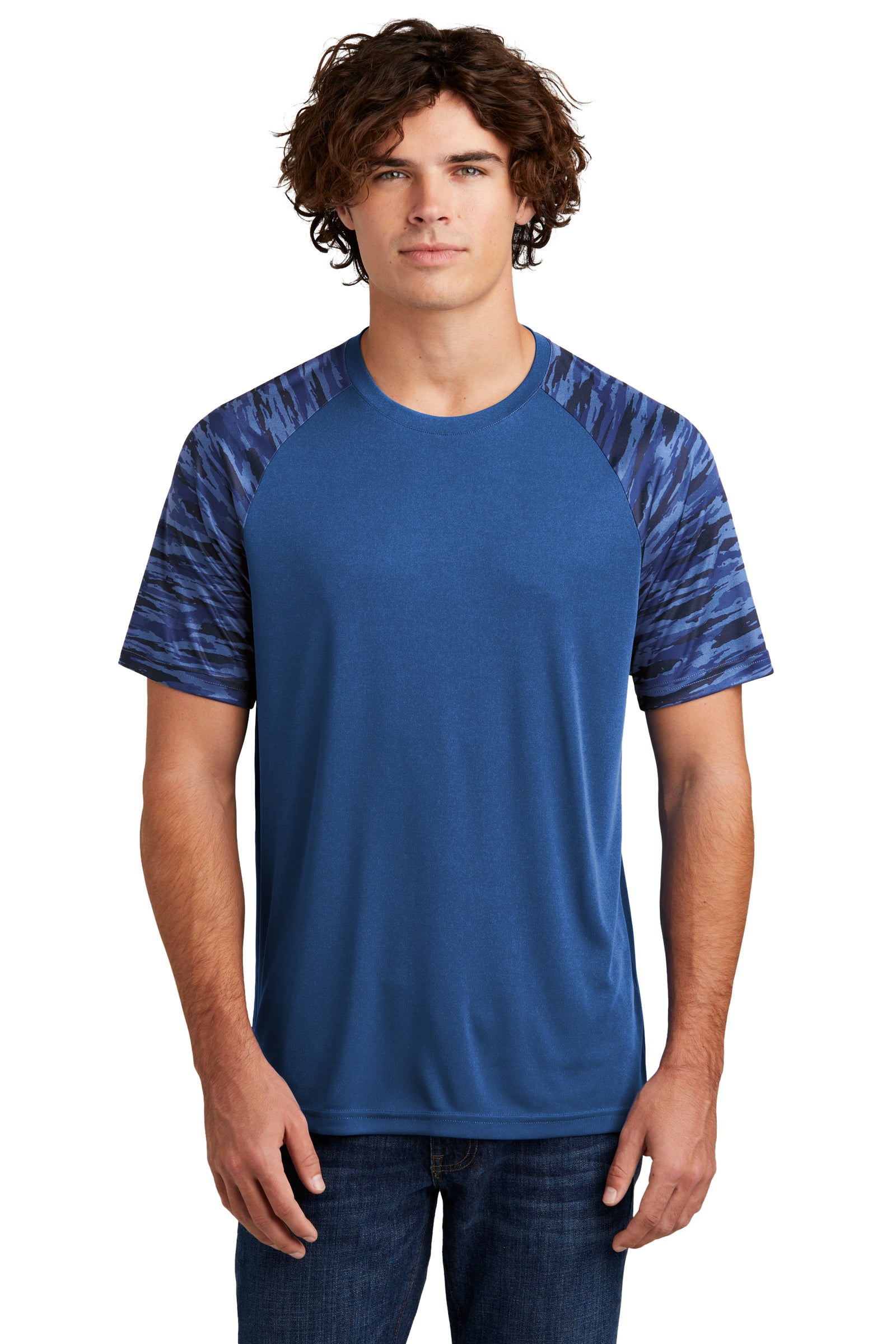 Sport-Tek® Drift Camo Colorblock Tee