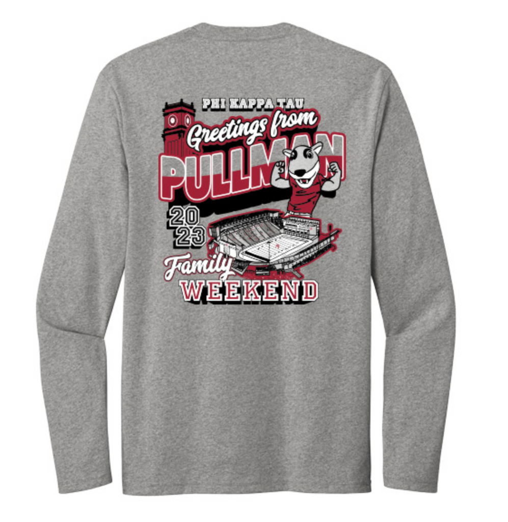 Washington State University Phi Kappa Tau Fall Family Weekend 2023 - Long Sleeve Tee