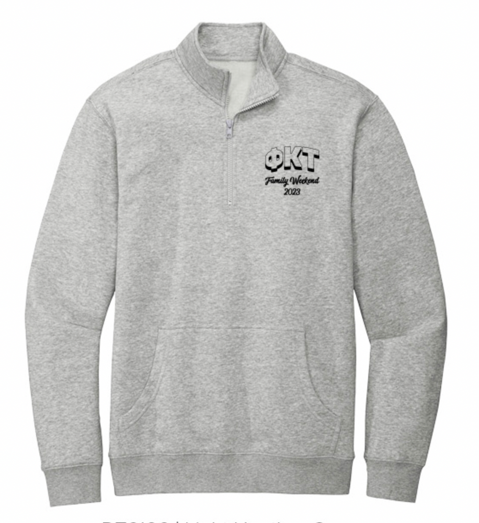 Washington State University Phi Kappa Tau Fall Family Weekend 2023 - 1/4-Zip